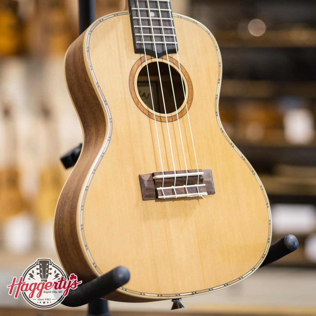 reverb Lanikai CDST C Cedar Solid Top Concert Ukulele haggertys