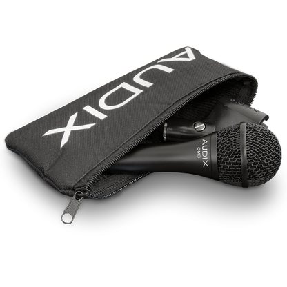 Audix OM3 Dynamic Vocal Mic with Clip and Pounch