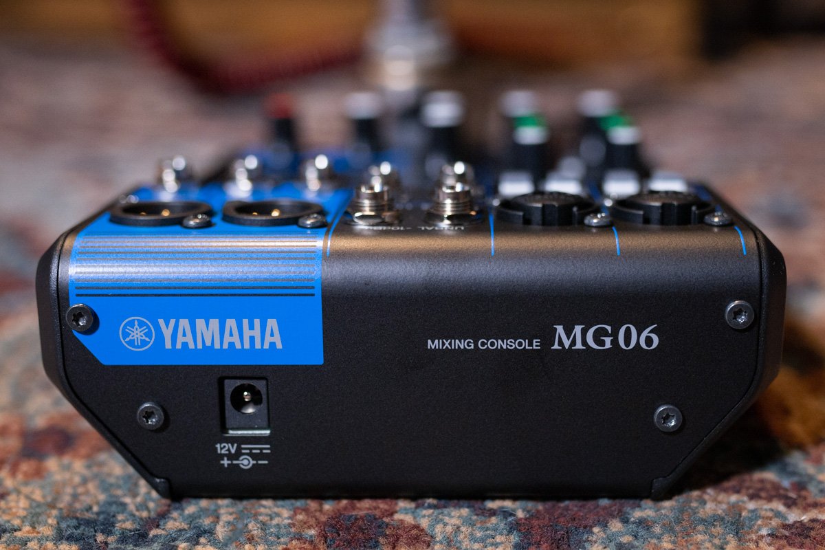 yahama mg06 6 channel analog mixer haggertys 5