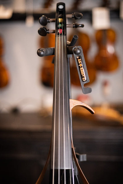 yamaha YEV 104BL electric violin black haggertys 03