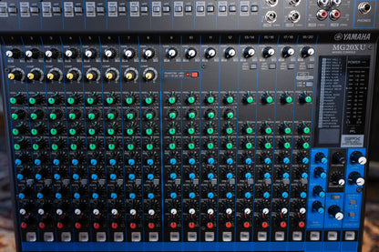 yamaha mg20xu 20 channel mixer haggertys 03